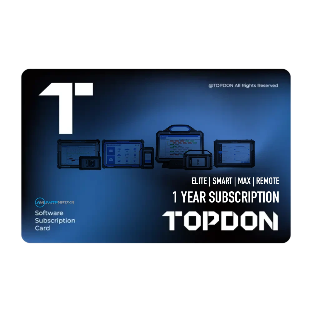 TOPDON 1 Year Phoenix Subscription Update